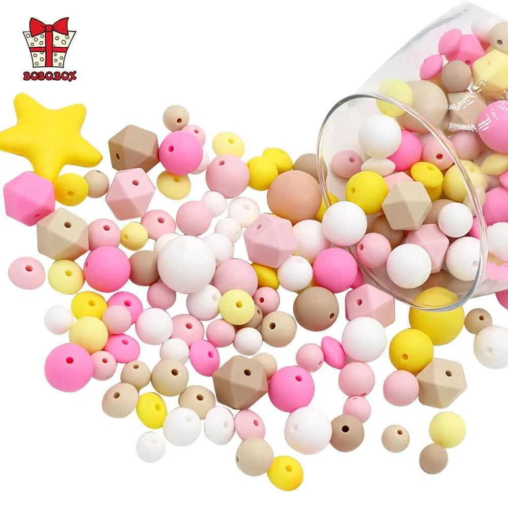 BOBO.BOX 10pcs Baby Teething Toys Crown Silicone Beads Food Grade Silicone DIY Pacifier Chain Pendant Accessories Baby Teethers The jack market .AU The jack market .AU Mum & Kids: Essential Products for Every Family $ 21 14:175#5