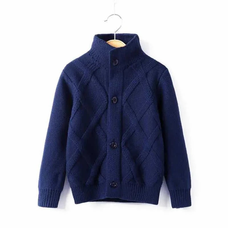 2023 new Spring Autumn Boys Sweater Solid Color Keep Warm Knitting Jacquard Weave V-neck Cardigan For Kids 2-10 Years Old The jack market .AU The jack market .AU Mum & Kids: Essential Products for Every Family $ 42 14:1254#Picture Color;200000463:200004187#2T-3T