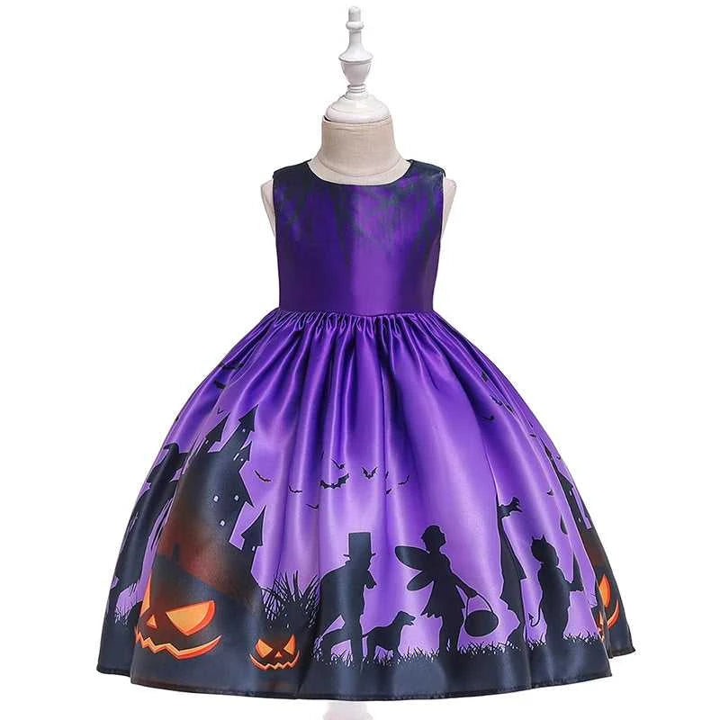 Girls Dress Halloween Costume For Kids Girl Party Dresses Children Girls Pumpkin Lace Witch Printed Cosplay Princess Dress The jack market .AU The jack market .AU Mum & Kids: Essential Products for Every Family $ 44 14:350852#black;200000463:200004187#100 (2T)