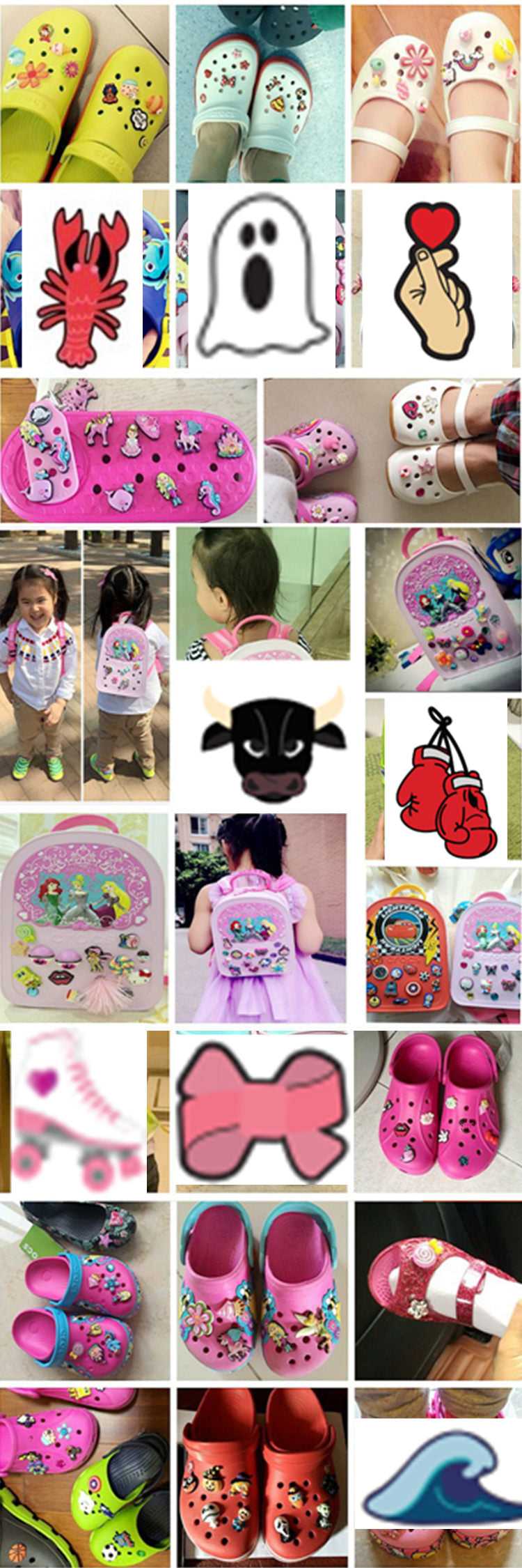 Single Sale 1pcs Rights Protection Shoe Charms Woman Speaking Shoe Accessories Decoration Fit Kids Party Gifts U251 The jack market .AU The jack market .AU Step Up Your Style: Trendy Shoes for Every Occasion! $ 49 14:173#3
