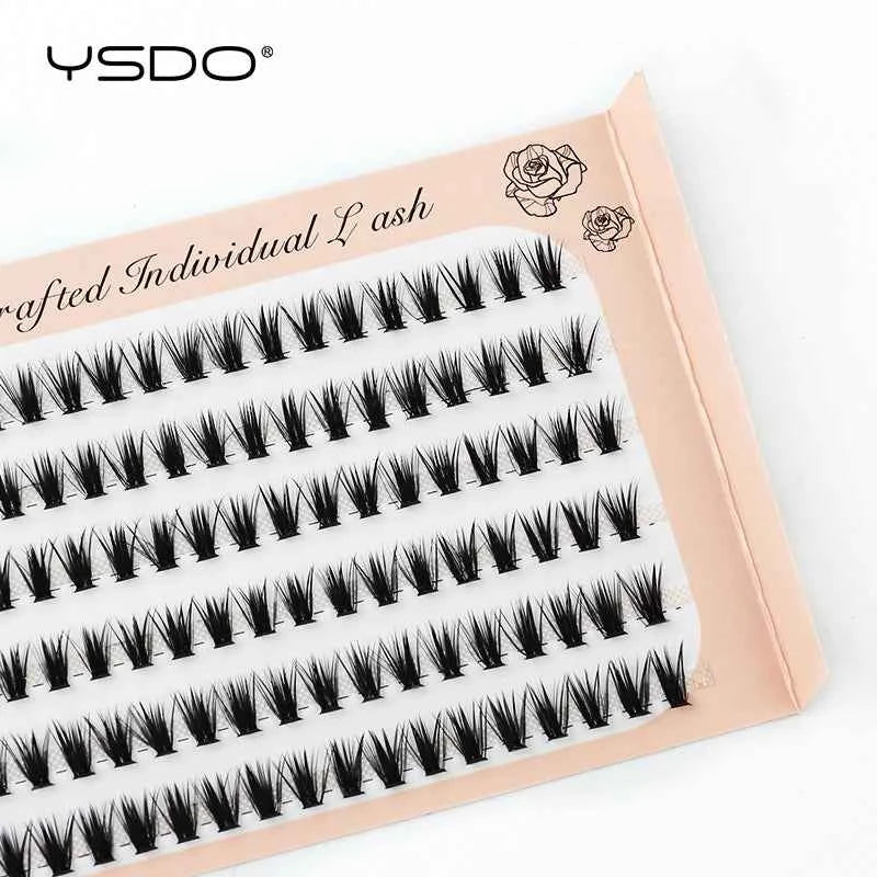Fluffy 3D Eyelash Extensions - 10/20/30D Individual Soft & Dramatic Lashes for Effortless Makeup Looks