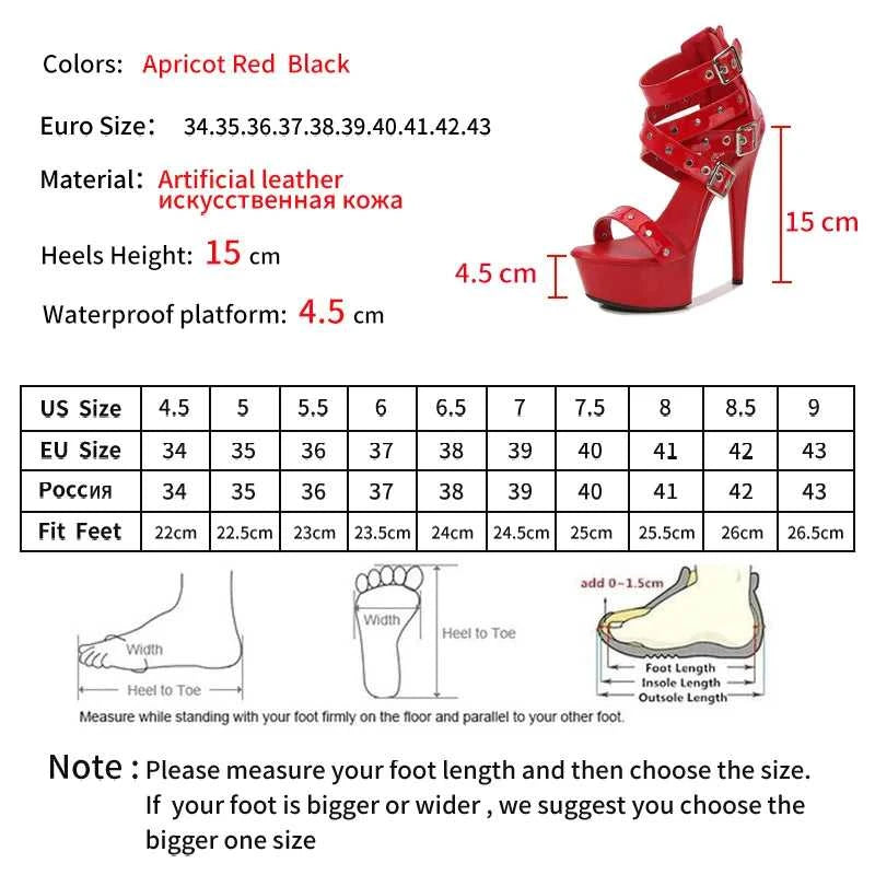 2025 Mclubgirl 8661 Series 15cm Heel 4.5cm Platform 8 Model Rivet Pull ROMAN SANDALS Quick Sell High Heels 15cm LFD The jack market .AU The jack market .AU Step Up Your Style: Trendy Shoes for Every Occasion! $ 86 14:771#15CM-Apricot;200000124:200000898