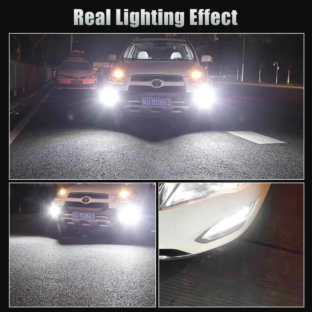 H11 H7 H8 Led 9005 HB3 9006 HB4 LED Bulbs Car Fog Lights with 3030 Chips 6000K White Auto Fog Lamp Day Running Light 12V