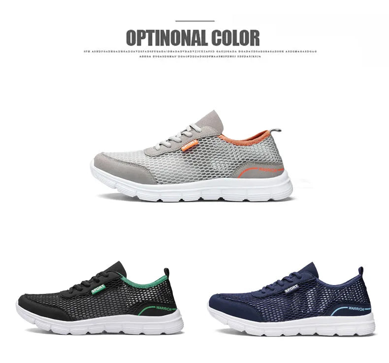 Men Sneakers Shoes Mesh Casual Shoes Lac-up Shoes Men Tenis Light Comfortable Breathable Sneakers Men Shoes Zapatillas Hombre