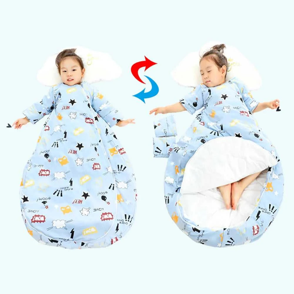 Sleeping Bag For Children 2.5Tog Baby Sleeping Bag Winter Thick Detachable Sleeves Anti-Kick Blanket Infant Quilt Sleepwear The jack market .AU The jack market .AU Mum & Kids: Essential Products for Every Family $ 63 14:771#dog 2.5tog;200000463:200661896#M(80cm)