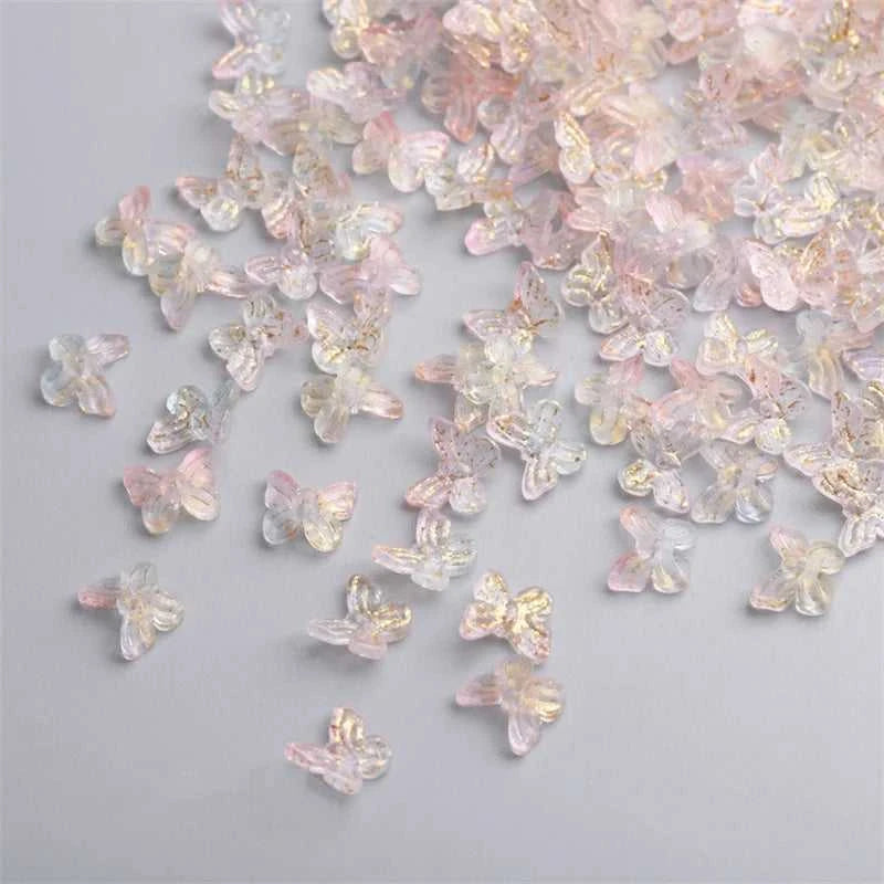 New Design Butterfly Glass Beads Handmade Material 10mm Gradient Loose Pendant Jewelry Accessories For Earring DIY Charms Beads The jack market .AU The jack market .AU Jewellery & Chains $ 53 14:200004891#10;200000196:1181#10mm (50PCS)