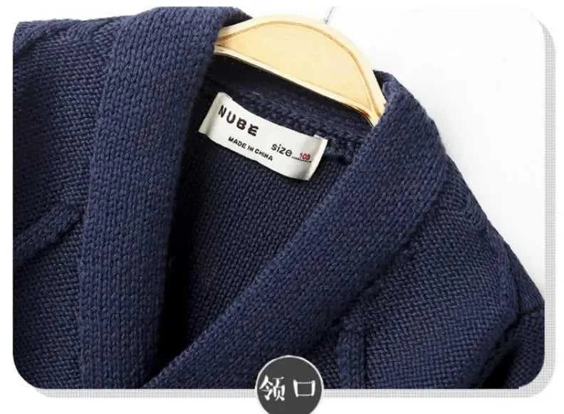 2023 new Spring Autumn Boys Sweater Solid Color Keep Warm Knitting Jacquard Weave V-neck Cardigan For Kids 2-10 Years Old The jack market .AU The jack market .AU Mum & Kids: Essential Products for Every Family $ 42 14:1254#Picture Color;200000463:200004187#2T-3T