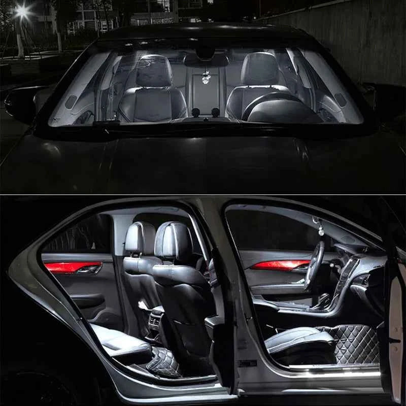 TPKE 17Pcs LED Interior Light Bulb Kit For Honda Accord 8 VIII MK8 8th Gen 2008 2009 2010 2011 2012 Vehicle Indoor Map Dome Lamp