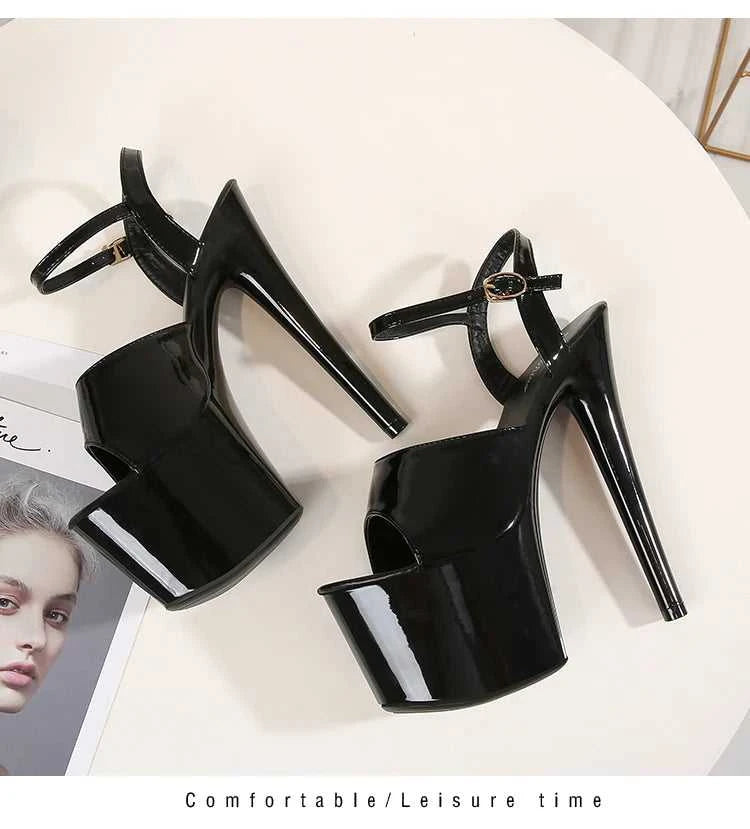 2022 Stripper Pole Dance Shoes High Heels Women Sexy Show Shoes Party Club 13 15 17CM Sandals Platform High-heeled Shoes Wedding The jack market .AU The jack market .AU Step Up Your Style: Trendy Shoes for Every Occasion! $ 94 14:366#Blue leopard;200000124:3434