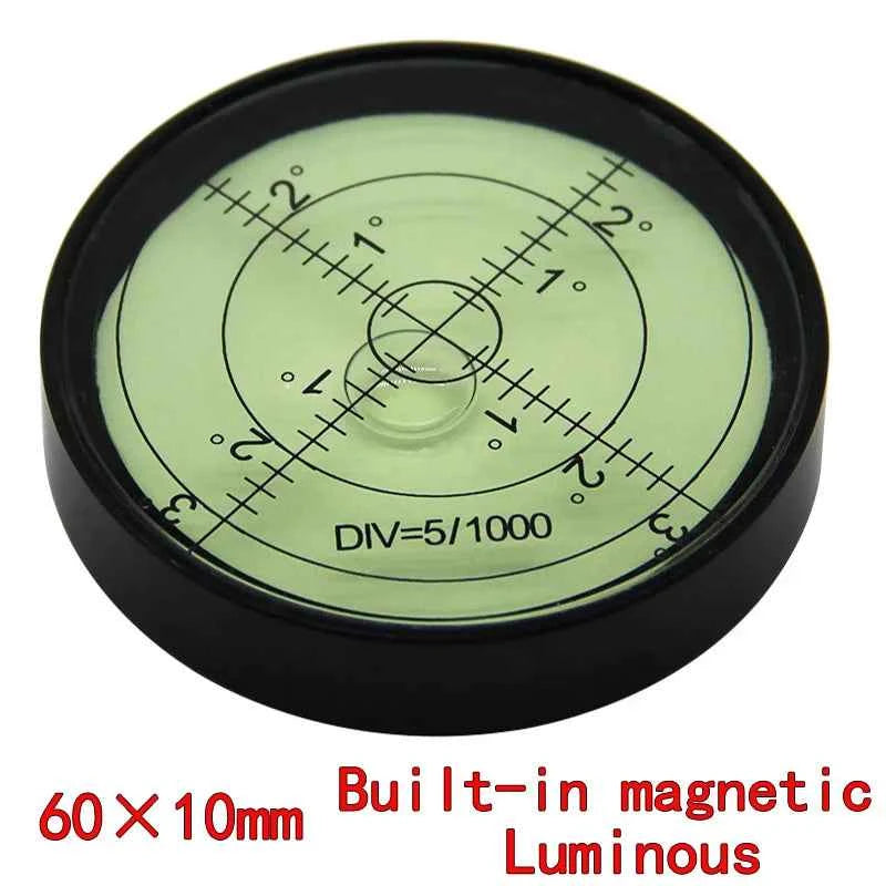 Magnetic Mini Level Meter - High Precision Metal Bubble for Perfectly Level Surfaces, Compact 60x10mm Design