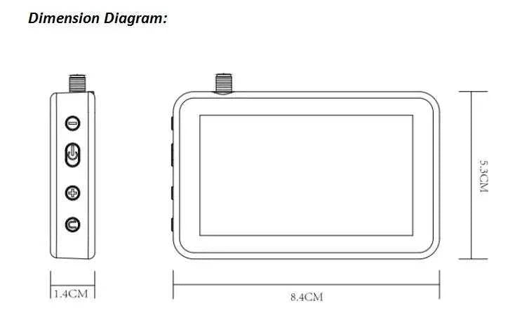 Drone Monitor 5.8G 40CH 3 Inch LCD 16:9 480x320 Auto Search FPV Monitor Build-in Battery For RC Multicopter FPV Drone Part The jack market .AU The jack market .AU Drones $ 153 14:200006152#5.8G 3 inch