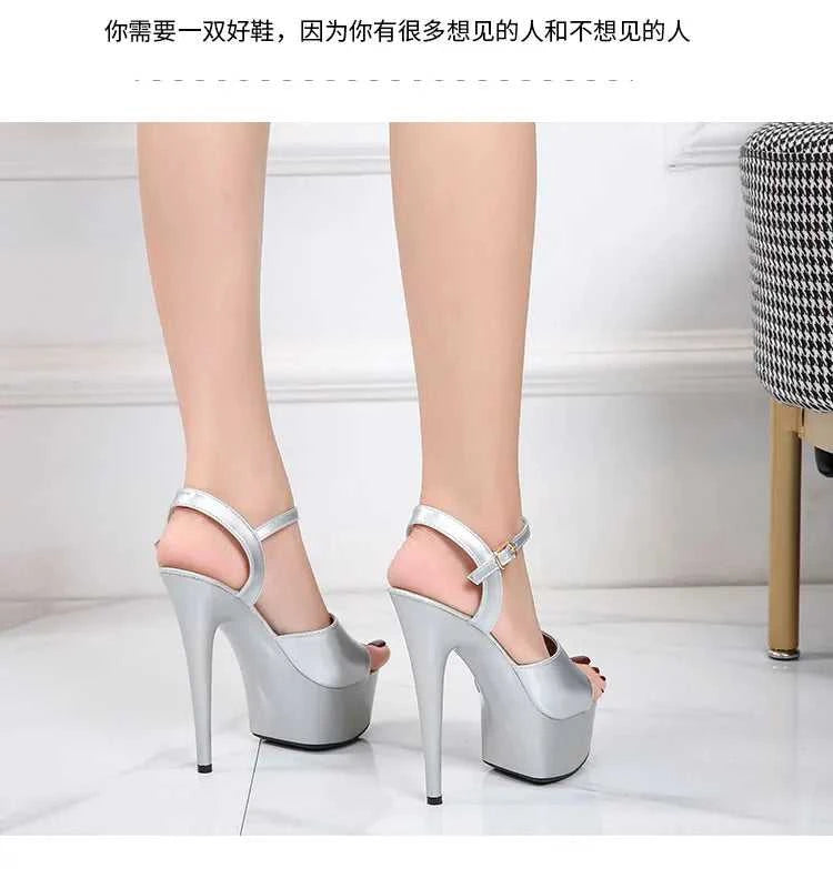 2022 Stripper Pole Dance Shoes High Heels Women Sexy Show Shoes Party Club 13 15 17CM Sandals Platform High-heeled Shoes Wedding The jack market .AU The jack market .AU Step Up Your Style: Trendy Shoes for Every Occasion! $ 94 14:366#Blue leopard;200000124:3434