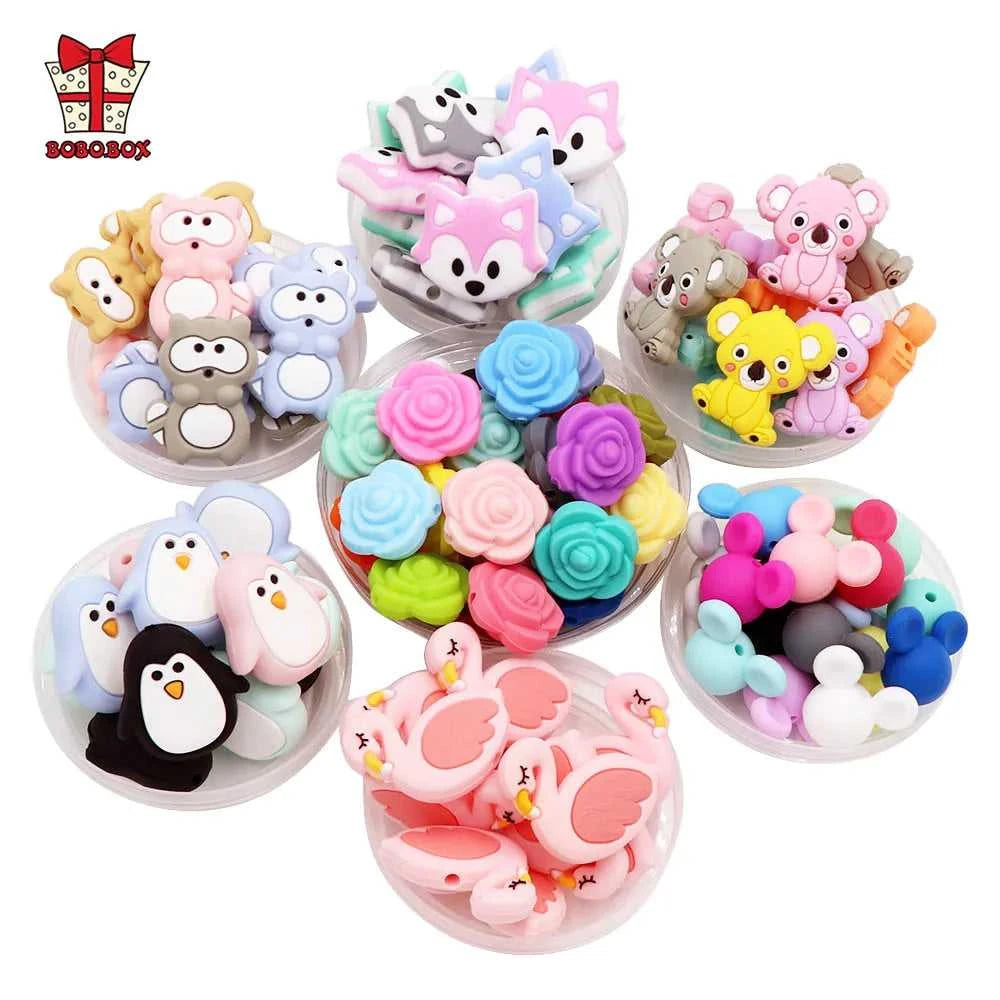 BOBO.BOX 10pcs Baby Teething Toys Crown Silicone Beads Food Grade Silicone DIY Pacifier Chain Pendant Accessories Baby Teethers The jack market .AU The jack market .AU Mum & Kids: Essential Products for Every Family $ 21 14:175#5