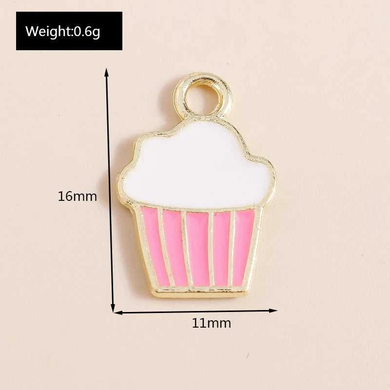 10pcs Mix Enamel Cute Food Drink Ice Cream Cake Juice Cola Charms Pendants for Necklaces Handmade DIY Jewelry Making Accessories The jack market .AU The jack market .AU Jewellery & Chains $ 48 200001033:200005183#style 431