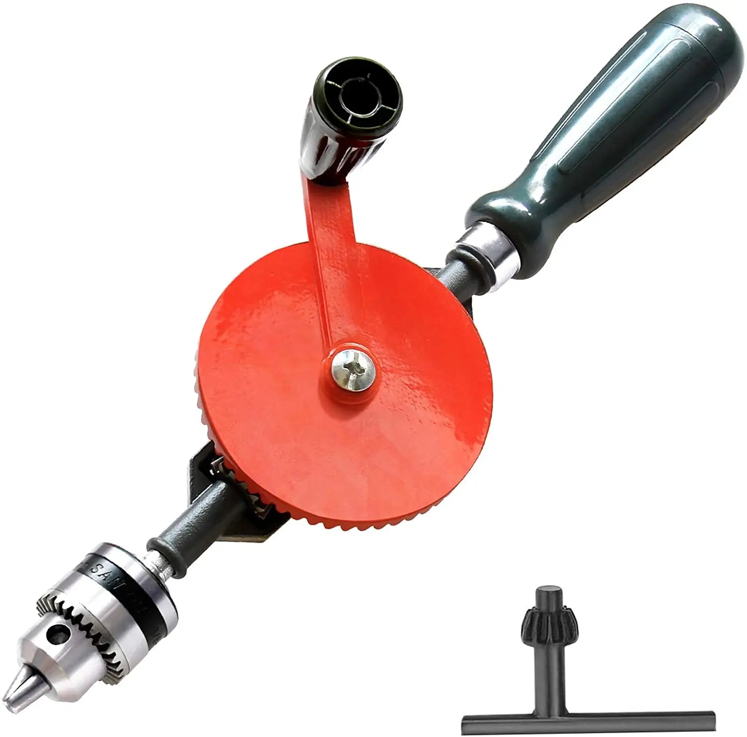 Hand Drill Speedy Powerful Manual Hand Crank Drill 3/8 Inch(0.8MM-1.8MM) With S/S Cast 3 Jaw Chucks ABS Anti Slip Handle - Jack market 1988Jack Market 1988