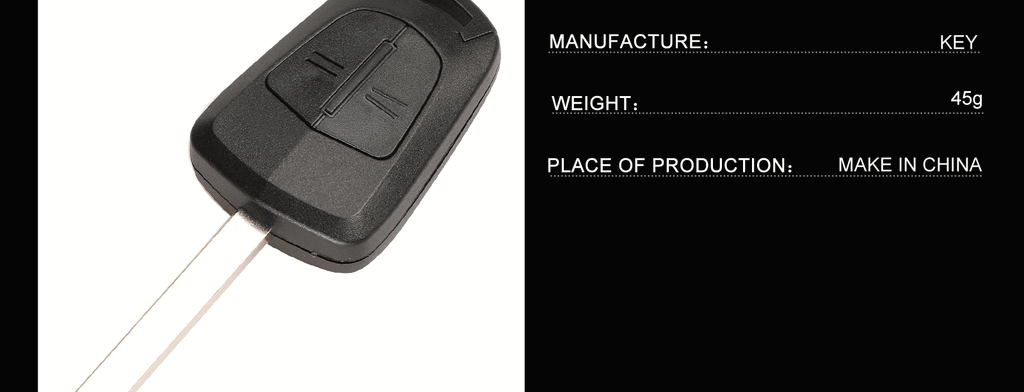 jingyuqin 433MHz PCF7941 Remote Car Key For Opel/Vauxhall Corsa D 07-12 Meriva B 10-13 Astra H 2004 - 2009 Zafira B 05-13