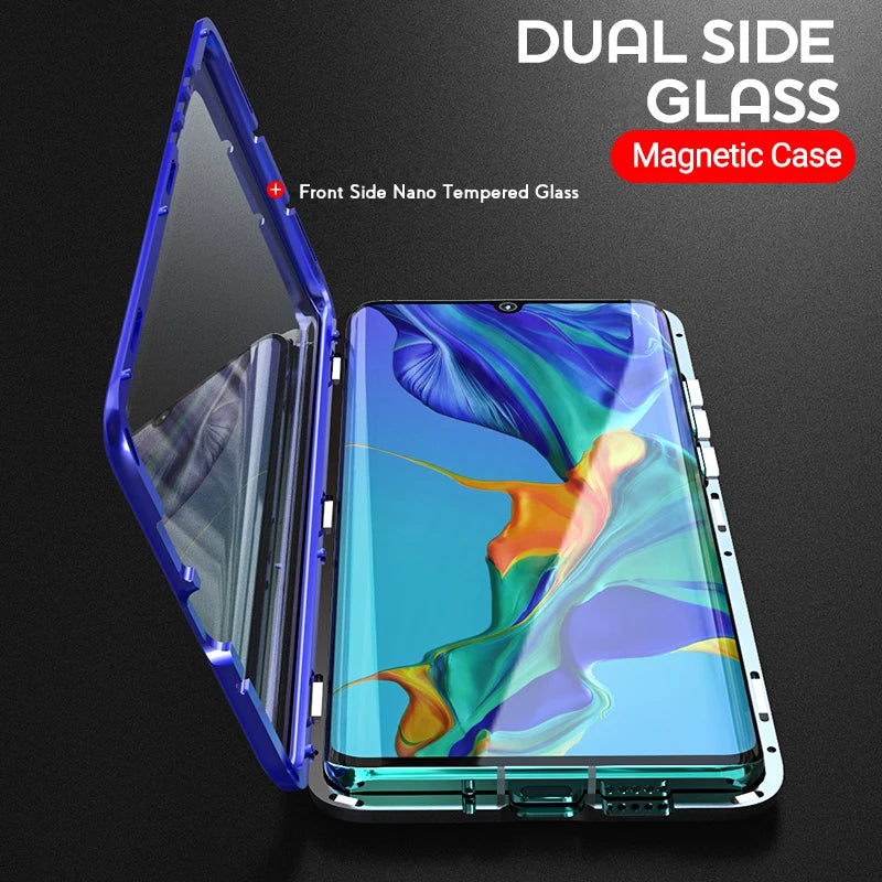 OnePlus 10T 360 Metal Flip Case - Magnetic, Shockproof Glass Protection, Stylish Design
