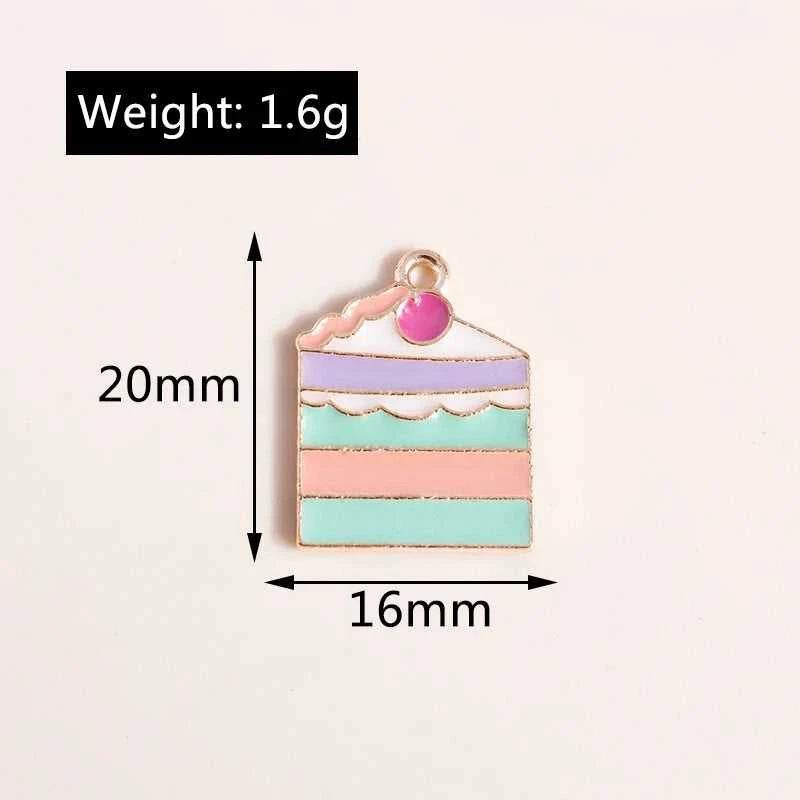 10pcs Mix Enamel Cute Food Drink Ice Cream Cake Juice Cola Charms Pendants for Necklaces Handmade DIY Jewelry Making Accessories The jack market .AU The jack market .AU Jewellery & Chains $ 48 200001033:200005183#style 431