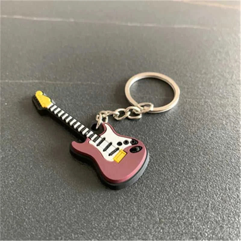 30Pcs Guitar Keychain Man Women Punk Violin Musical Instrument Silicone Pendant Keyring Holder Friends Gifts Bag Jewelry The jack market .AU The jack market .AU Jewellery & Chains $ 61 14:193#Style B