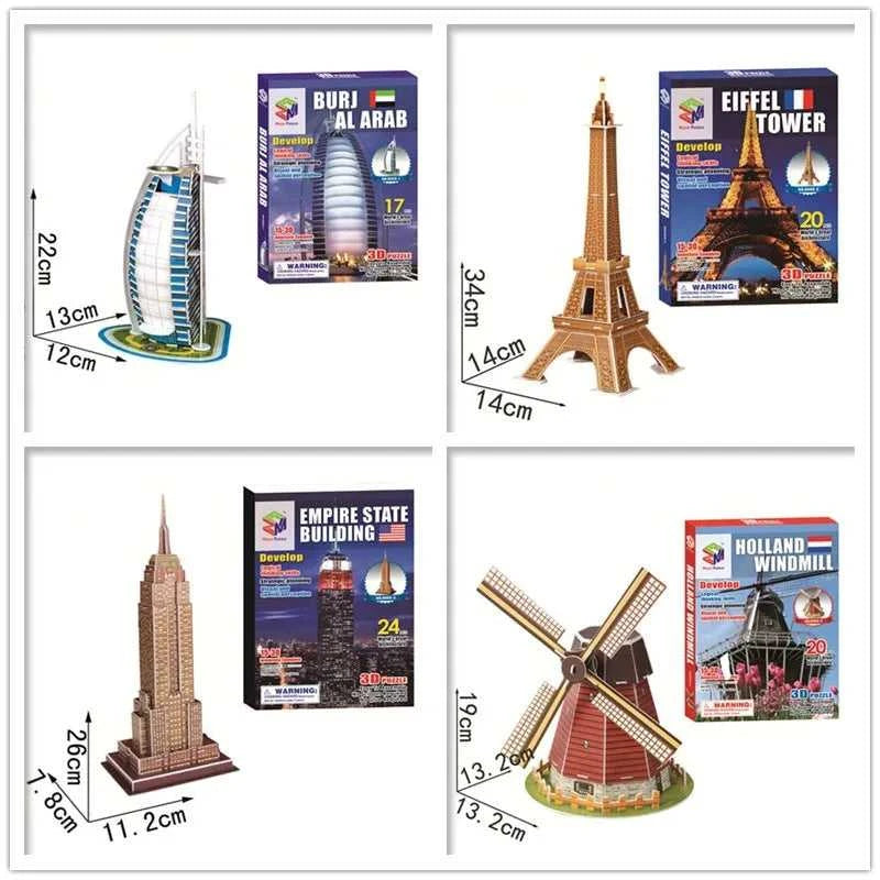 40 Style World Famous Architecture Building 3D Puzzle Model Construction 3D Jigsaw Puzzle Toys For Kids Christmas Gift The jack market .AU The jack market .AU Little Wonders $ 50 14:200004870#668-20