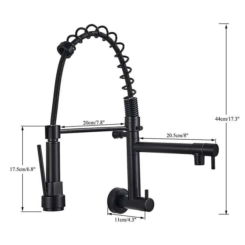 Rozin Matte Black Pull Down Kitchen Faucet Single Cold Water Dual Spouts Kitchen Tap 4 Colors Wall Mounted ABS Nozzle Crane The jack market .AU The jack market .AU Home $ 96 14:496#Gold Faucet;200007763:201336342