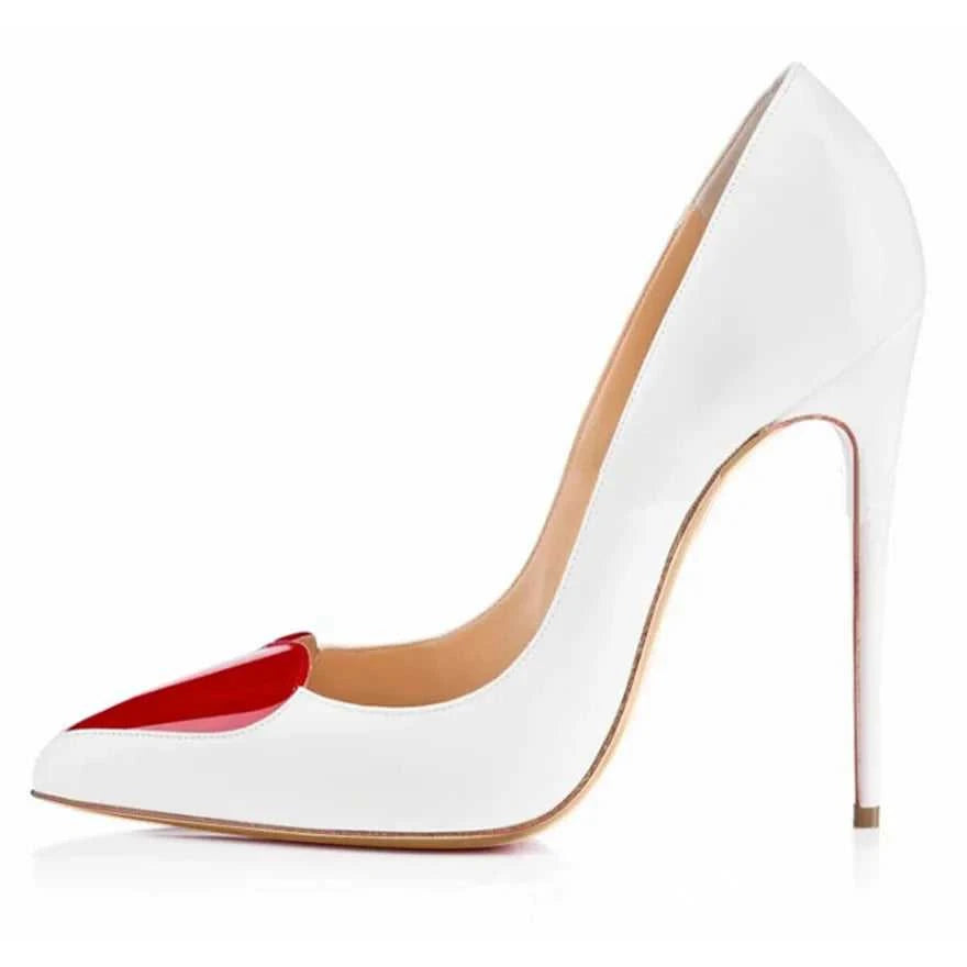 Red Heart-shaped Pointed Toe Women Shoes Black White High Heels Pumps Female Autumn Shallow Patent Leather Party Dress Shoe Sexy The jack market .AU The jack market .AU Step Up Your Style: Trendy Shoes for Every Occasion! $ 86 14:29;200000124:200000334