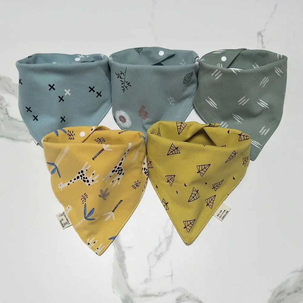 5Pcs/Lot Baby Bandana Bibs Cotton Triangle Double Layer Infant Feeding Burp Cloths Saliva Towel Apron Newborn Accessories The jack market .AU The jack market .AU Mum & Kids: Essential Products for Every Family $ 27 14:173#8;200007763:201336100
