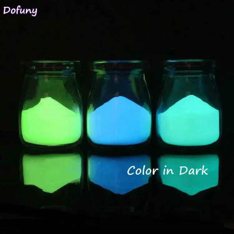BrightGlow Ultrafine Fluorescent Phosphor Powder - Luminous Glow in the Dark Pigment for Vibrant Coatings