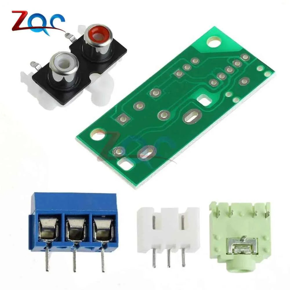 AudioXpert RCA Audio Switch Board - 3.5mm Input Block Amplifier DIY Kit for Ultimate Sound Control