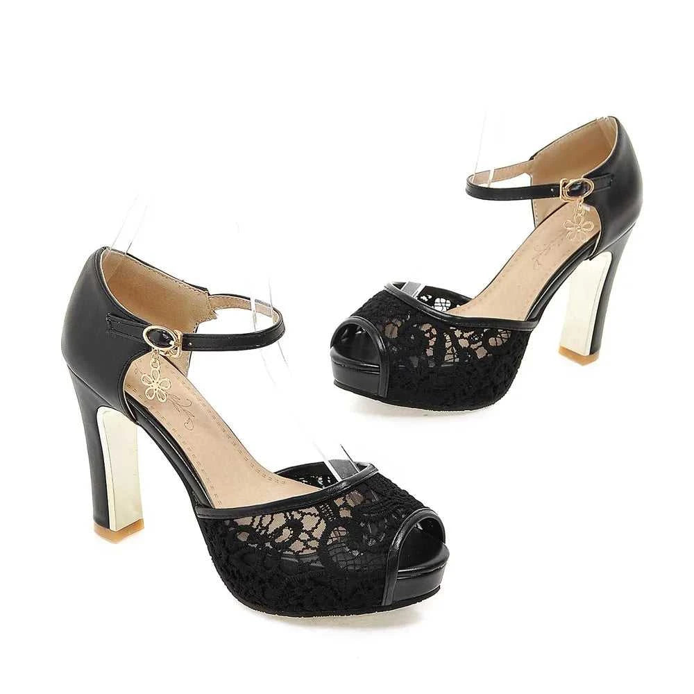 women Summer lace mesh shoes Fish Mouth high heel ladys platform sandals evening dress wedding shoes 2025 zapatos de mujer 43 The jack market .AU The jack market .AU Step Up Your Style: Trendy Shoes for Every Occasion! $ 92 14:193#black;200000124:200000333