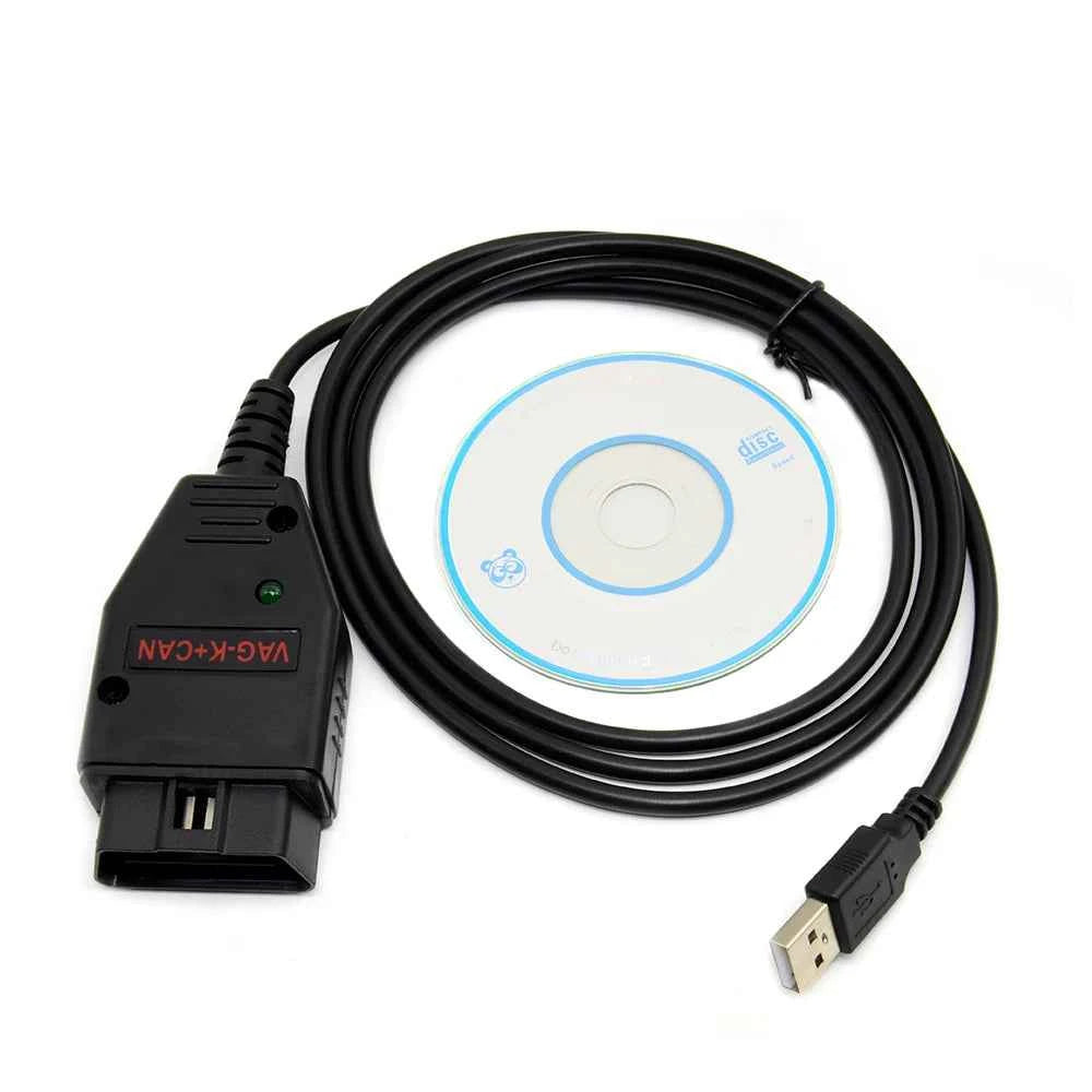 VAG K CAN Commander 1.4 FTDI PIC18F25K80 K+CAN 1 4 OBD 2 OBD2 Auto Car Diagnostic Tools Interface COM K-line Cable