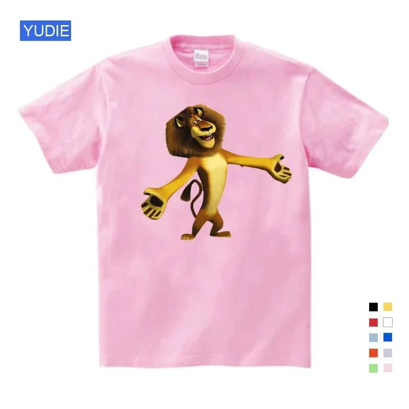 Best Sellers Cartoon Printing Madagascar Summer New T Shirt Alex Marty Cute Funny T Shirt Summer Send Children Birthday Gift The jack market .AU The jack market .AU Mum & Kids: Essential Products for Every Family $ 35 14:193#T-shirt;200000463:200661901