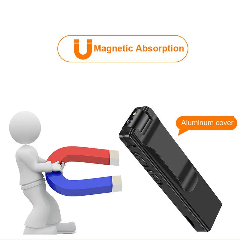Vandlion Magnetic Digital Mini Camera HD Flashlight Micro Cam Webcam Motion Detection Snapshot Loop Recording Camcorders