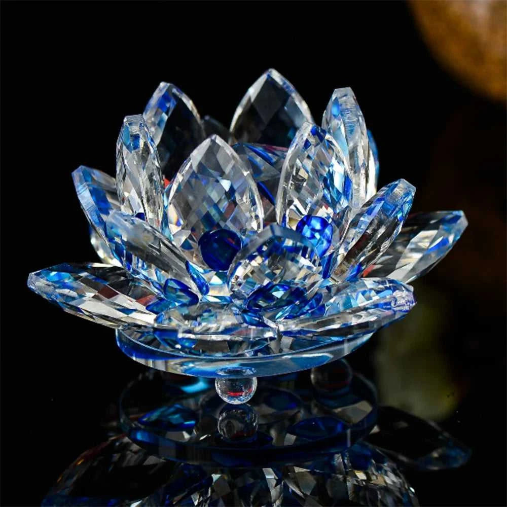 80/100/120/140/200mm 1pcs Blue Color Crystal Lotus Flower Paperweight For Feng Shui Home Decor Office Collections The jack market .AU The jack market .AU Home $ 44 14:10#Blue;5:361386#120mm