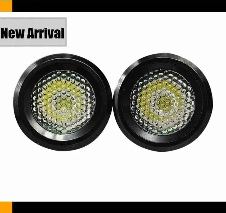 Mini size DIY Aluminum Alloy Parking Radar design led Eagle eye light for Car Side Mirror Puddle lamp Under Rearview glass light