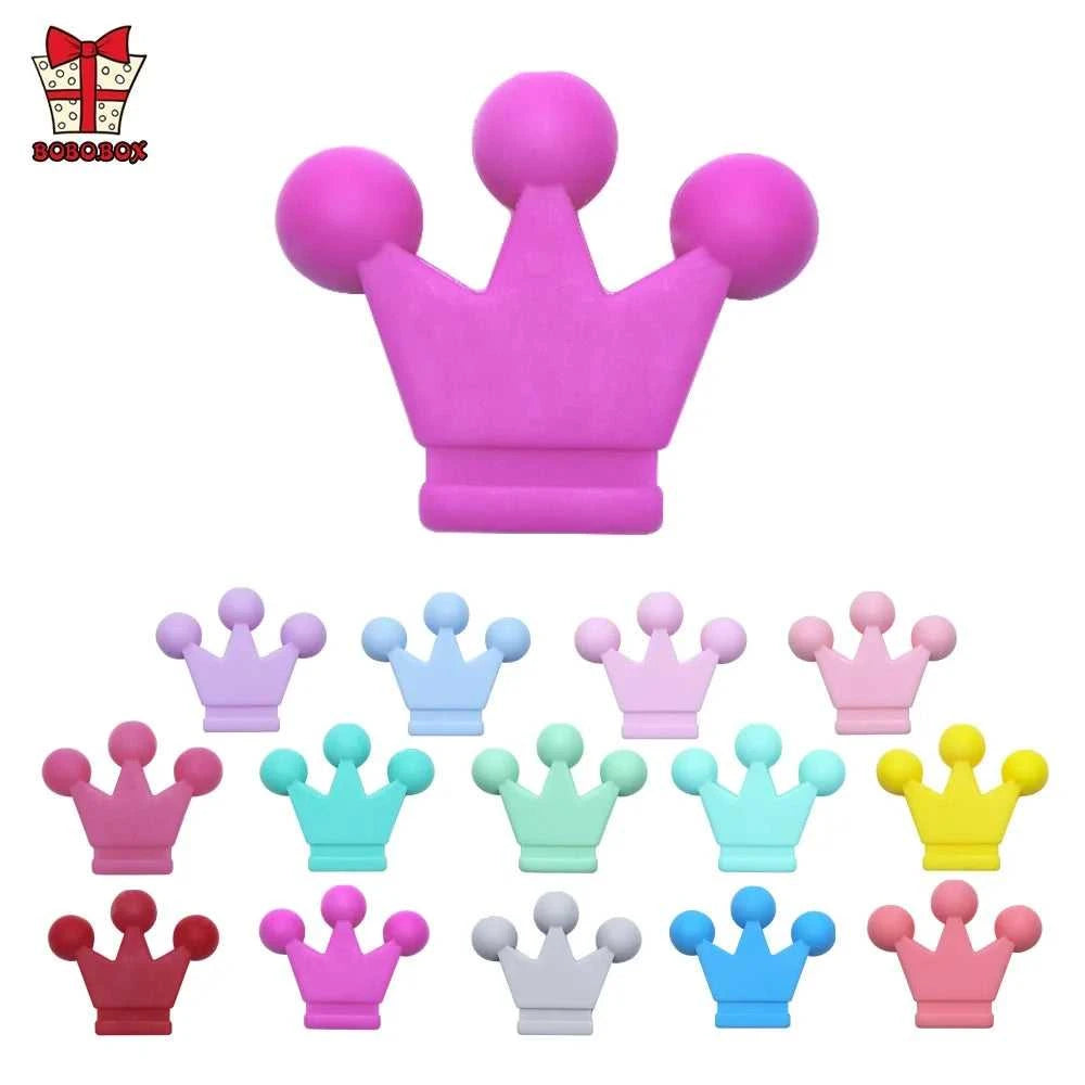 BOBO.BOX 10pcs Baby Teething Toys Crown Silicone Beads Food Grade Silicone DIY Pacifier Chain Pendant Accessories Baby Teethers The jack market .AU The jack market .AU Mum & Kids: Essential Products for Every Family $ 21 14:175#5