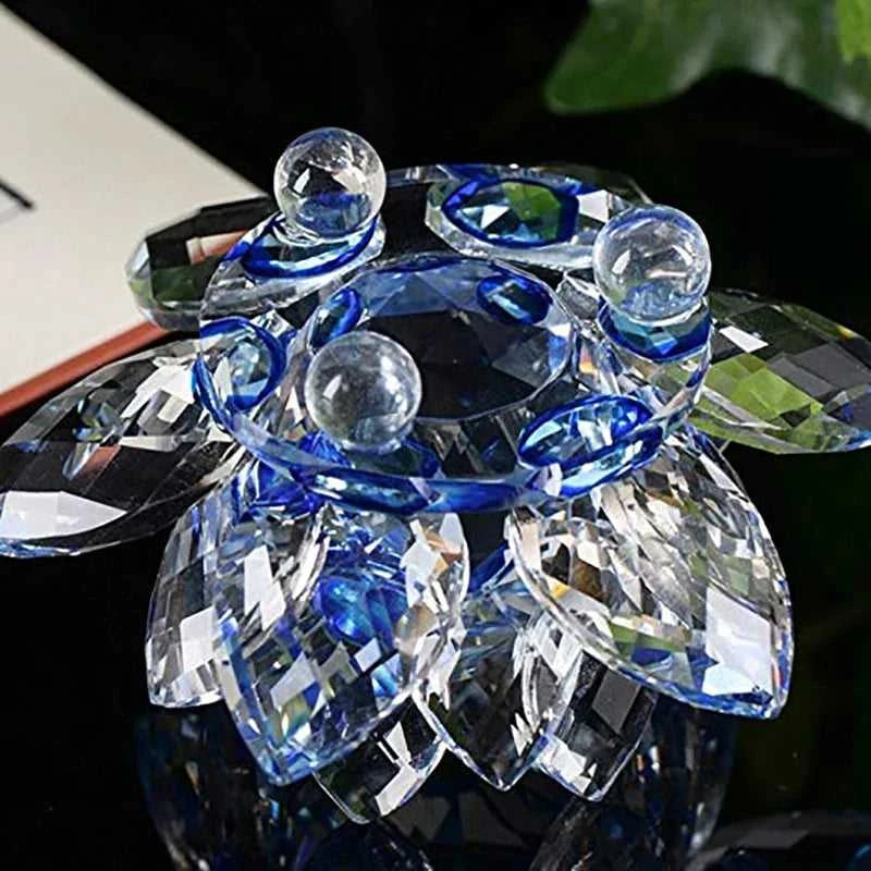 80/100/120/140/200mm 1pcs Blue Color Crystal Lotus Flower Paperweight For Feng Shui Home Decor Office Collections The jack market .AU The jack market .AU Home $ 44 14:10#Blue;5:361386#120mm