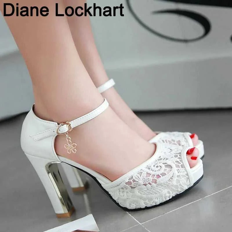 women Summer lace mesh shoes Fish Mouth high heel ladys platform sandals evening dress wedding shoes 2025 zapatos de mujer 43 The jack market .AU The jack market .AU Step Up Your Style: Trendy Shoes for Every Occasion! $ 92 14:193#black;200000124:200000333
