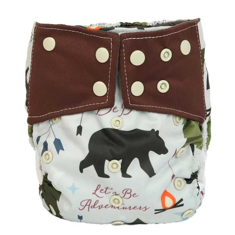 1 Charcoal Bamboo Baby Cloth Diaper Nappy Washable Reusable Double Gusset 3-15kg 8-36lbs NO INSERT The jack market .AU The jack market .AU Mum & Kids: Essential Products for Every Family $ 25 14:200006155#CD58 owl