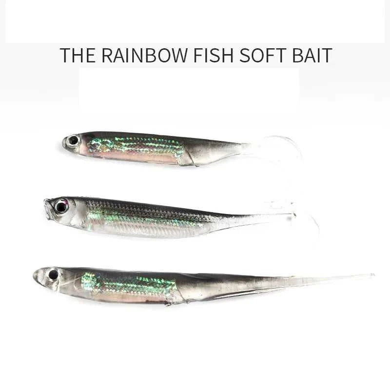 5Pcs/lot Fishing Soft Bait 7CM 7.5CM 1.7G 2.3G 2.7G T Tail fish Fishing Lures Rainbow Color Sequin Swing Fishing Spinner Bait The jack market .AU The jack market .AU Fishing Gear $ 21 14:29#tip lure