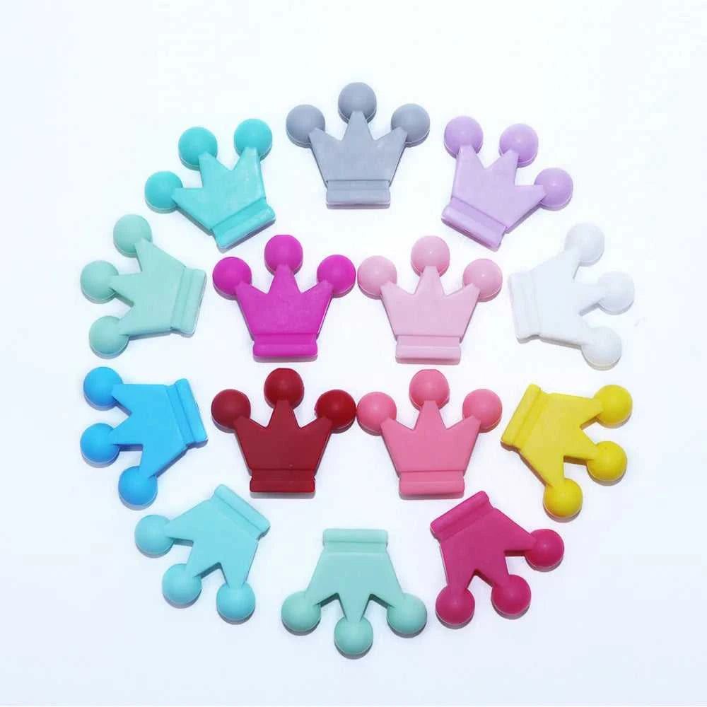 BOBO.BOX 10pcs Baby Teething Toys Crown Silicone Beads Food Grade Silicone DIY Pacifier Chain Pendant Accessories Baby Teethers The jack market .AU The jack market .AU Mum & Kids: Essential Products for Every Family $ 21 14:175#5