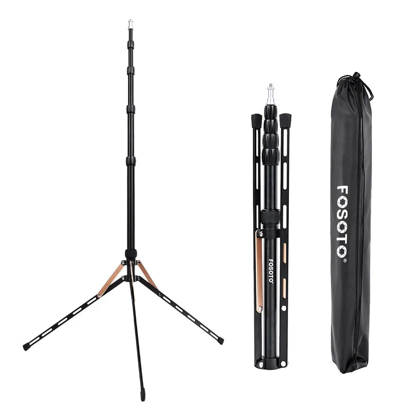 Fosoto FT-190B Gold Led Light Tripod Stand Bag 2.22m Softbox For Photo Studio Photographic Lighting Flash Umbrellas Reflector