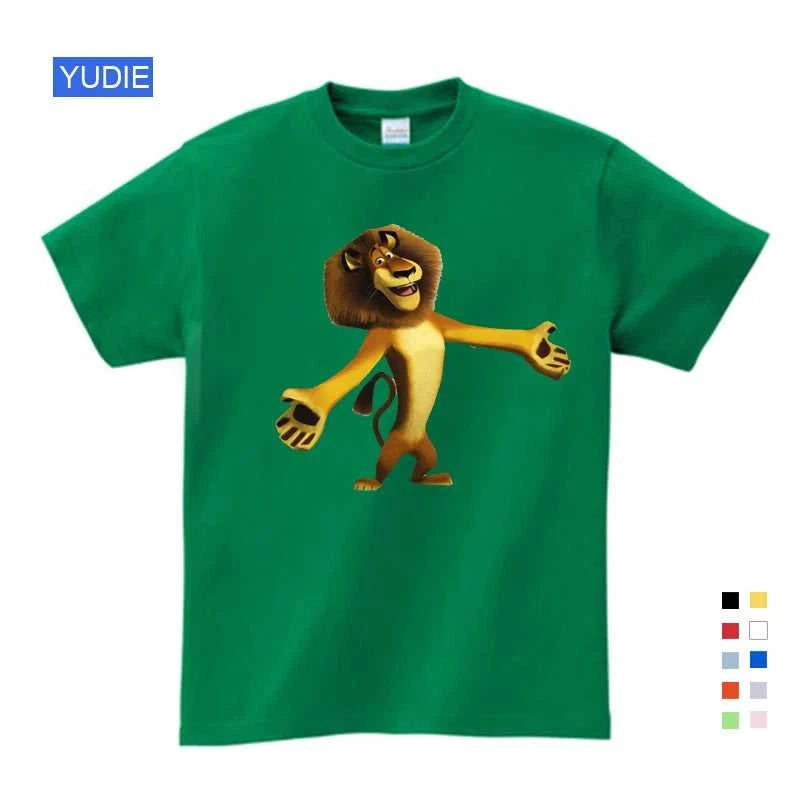 Best Sellers Cartoon Printing Madagascar Summer New T Shirt Alex Marty Cute Funny T Shirt Summer Send Children Birthday Gift The jack market .AU The jack market .AU Mum & Kids: Essential Products for Every Family $ 35 14:193#T-shirt;200000463:200661901