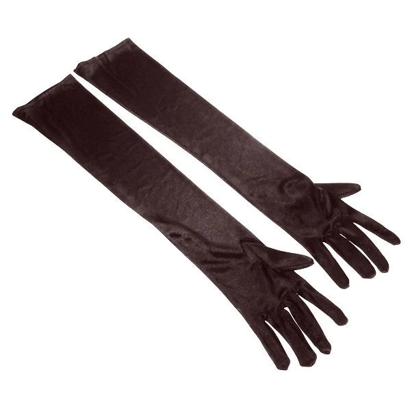 Bridal Elegance Elbow-Length Satin Gloves - Multi-Color, Stylish & Affordable Wedding Accessories