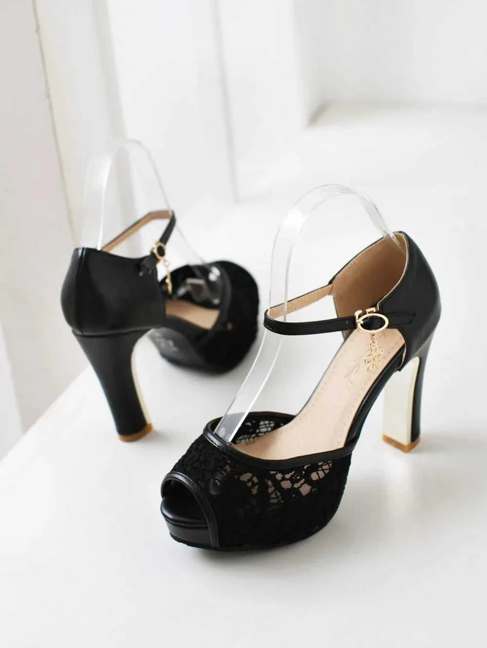 women Summer lace mesh shoes Fish Mouth high heel ladys platform sandals evening dress wedding shoes 2025 zapatos de mujer 43 The jack market .AU The jack market .AU Step Up Your Style: Trendy Shoes for Every Occasion! $ 92 14:193#black;200000124:200000333