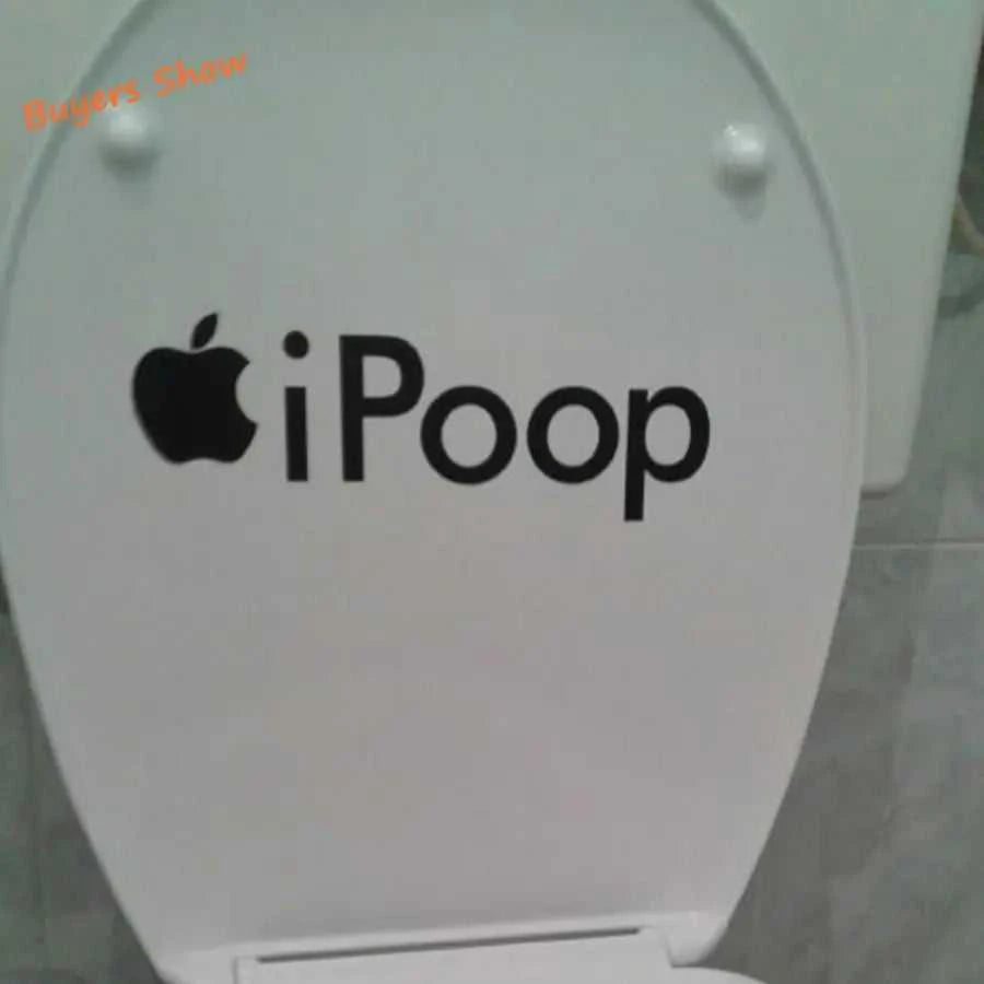 Funny Toilet Seat Stickers DIY Removable Vinyl Wall Art Sticker For Bathroom Toilet Decor The jack market .AU The jack market .AU Home $ 19 14:193;5:200000312#18cmx14cm