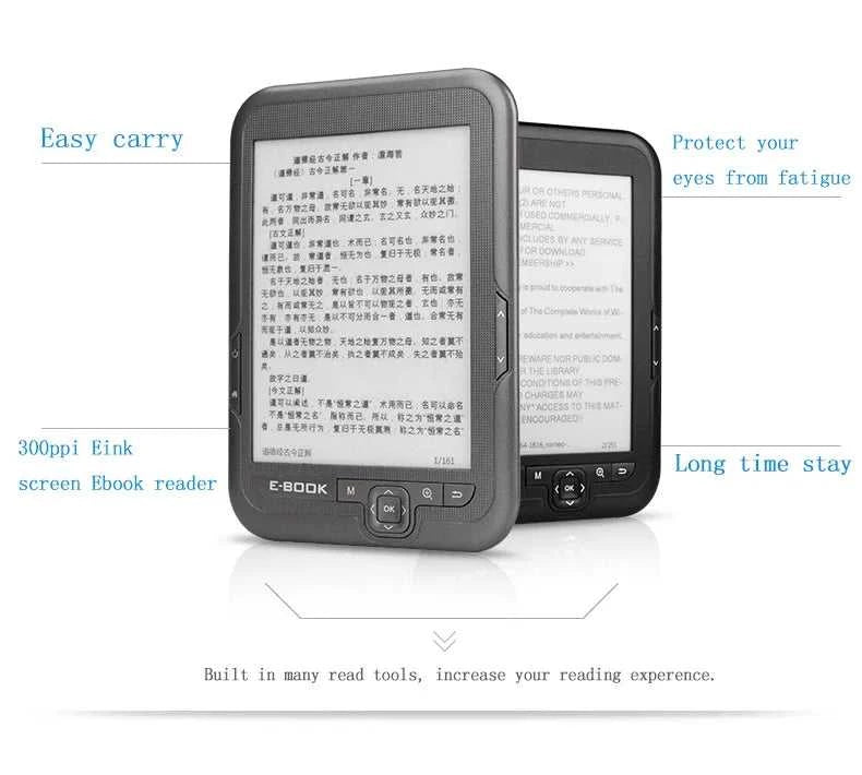 16GB E book reader 6 inch HD eink screen 2500mAh battery pocket books gift pu cover ELECTSHONG The jack market .AU The jack market .AU Accessories Electronics $ 171 14:29#16GB
