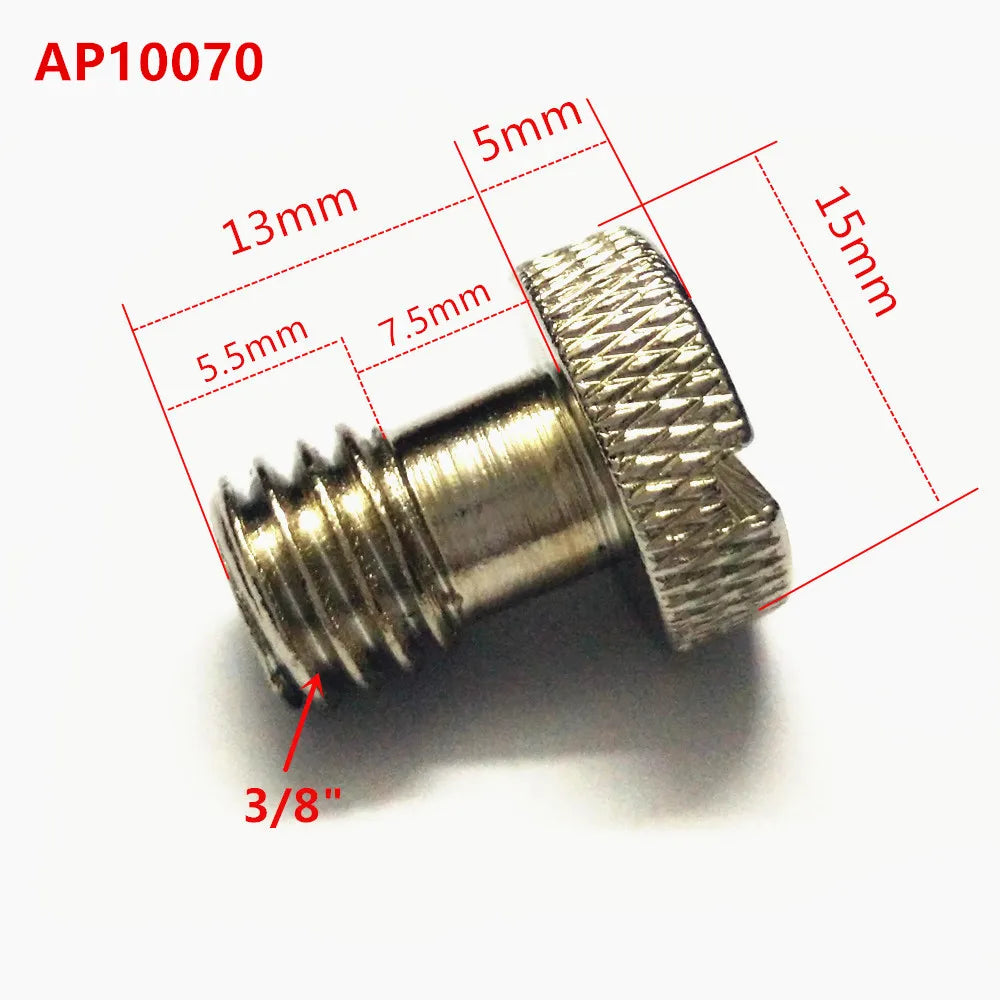 Jadkinsta 1/4 3/8 flat head Convert Slotted Screw Adapter Thread Camera Screw Mount Adapter for DSLR Camera Tripod Light Stand