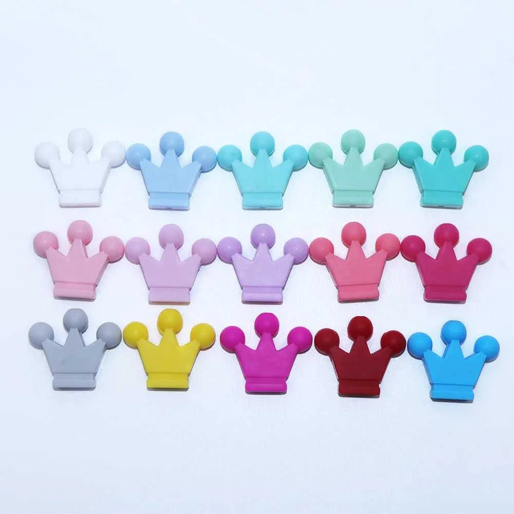 BOBO.BOX 10pcs Baby Teething Toys Crown Silicone Beads Food Grade Silicone DIY Pacifier Chain Pendant Accessories Baby Teethers The jack market .AU The jack market .AU Mum & Kids: Essential Products for Every Family $ 21 14:175#5