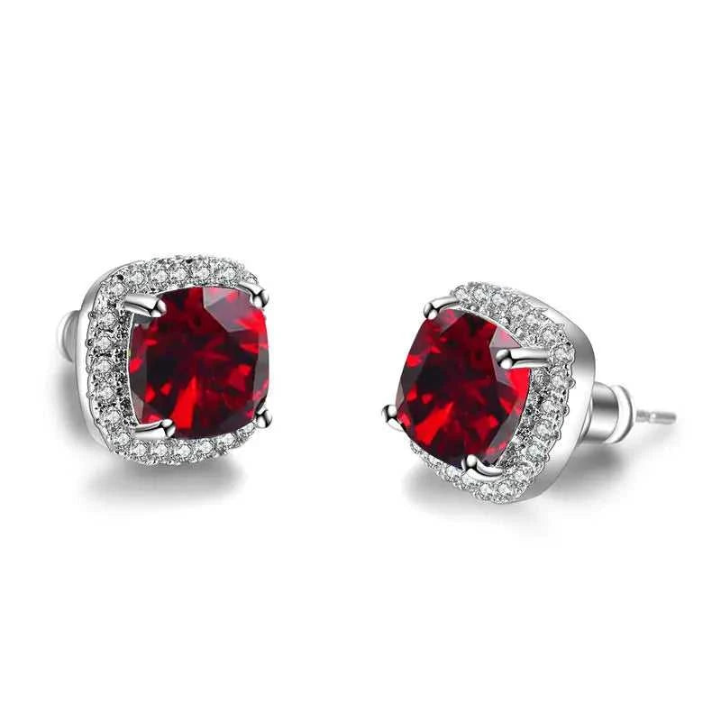 Luxury Female Crystal Zircon Stone Earrings Fashion Silver Color Jewelry Vintage Double Stud Earrings For Women The jack market .AU The jack market .AU Jewellery & Chains $ 47 200001034:361180#Silver Yellow